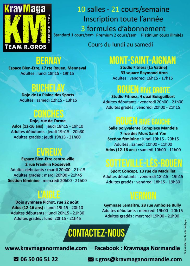 krav maga team raymond gros 2016-2017