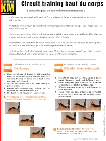  training haut du corps renforcement musculaire