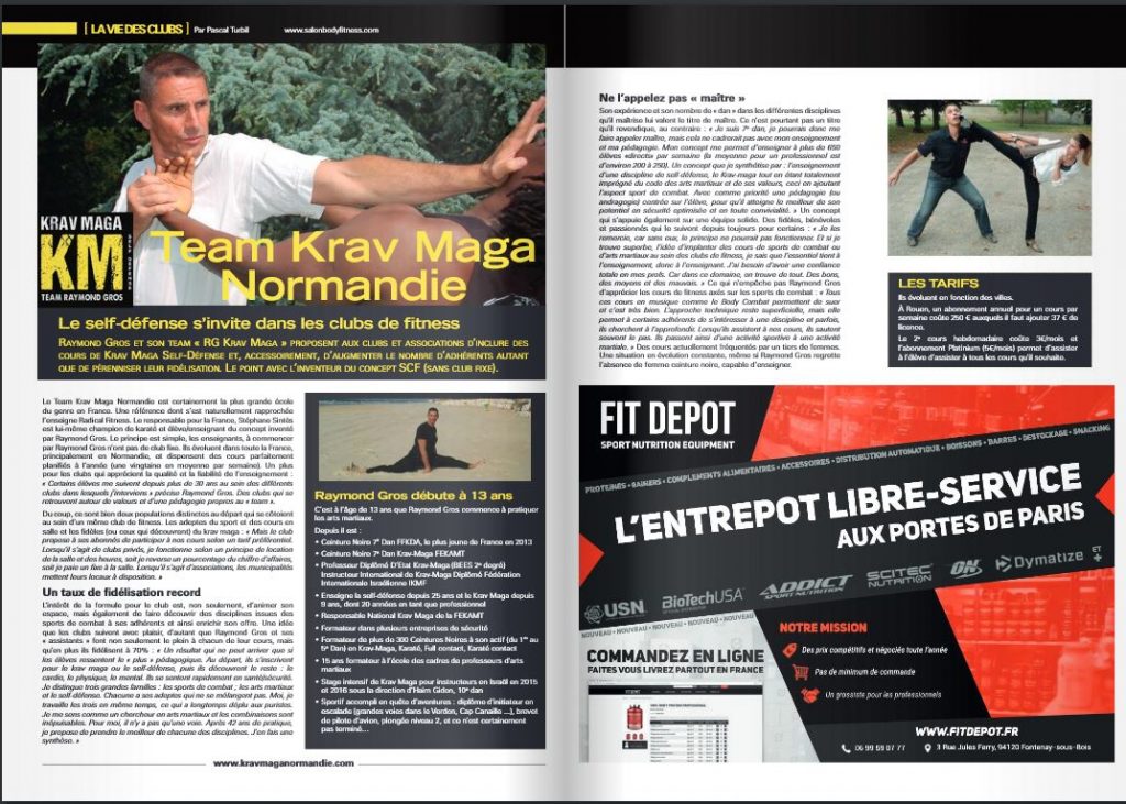 article krav maga vive la forme