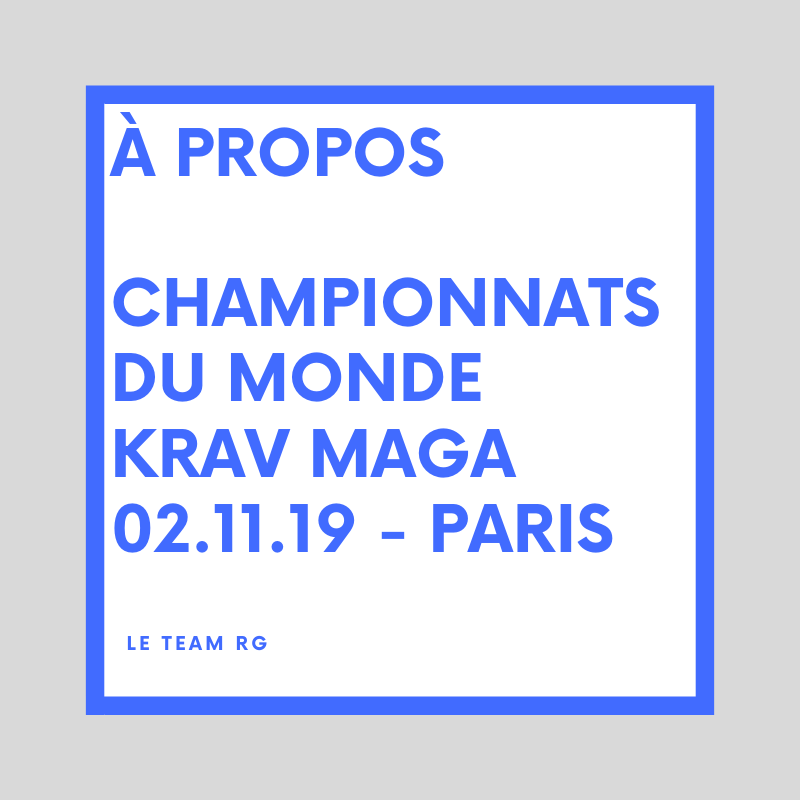 Krav-maga, un championnat du monde à Paris en novembre